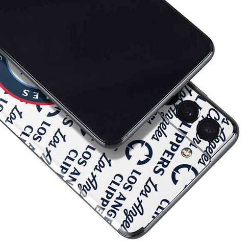 NBA Los Angeles Clippers Blast Text Galaxy S21 Plus 5G Skin